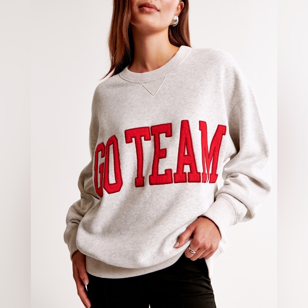 Abercrombie Go Team Vintage Sunday Sweatshirt